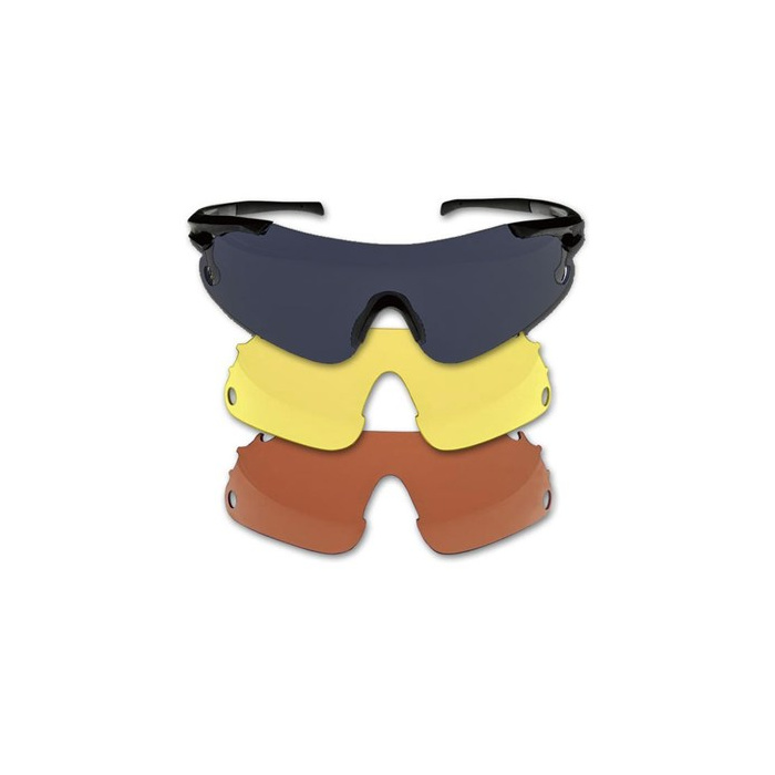 Okulary Beretta OC70  z trzema wymiennymi szkłami